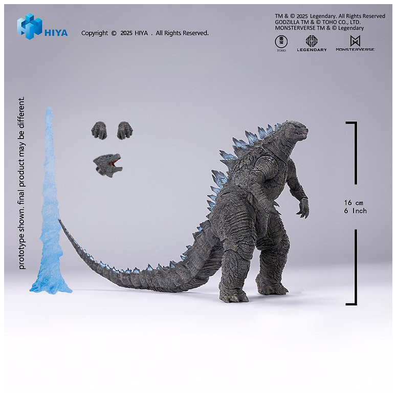 HIYA TOYS - Exquisite Basic Series 1/12 - Godzilla 2014 Translucent Ver.