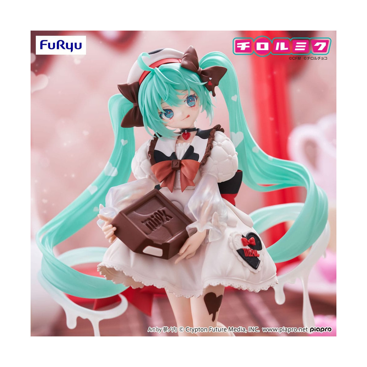 Furyu Trio-Try-iT - Hatsune Miku Milk Ver. - Hatsune Miku x Tirol Choco