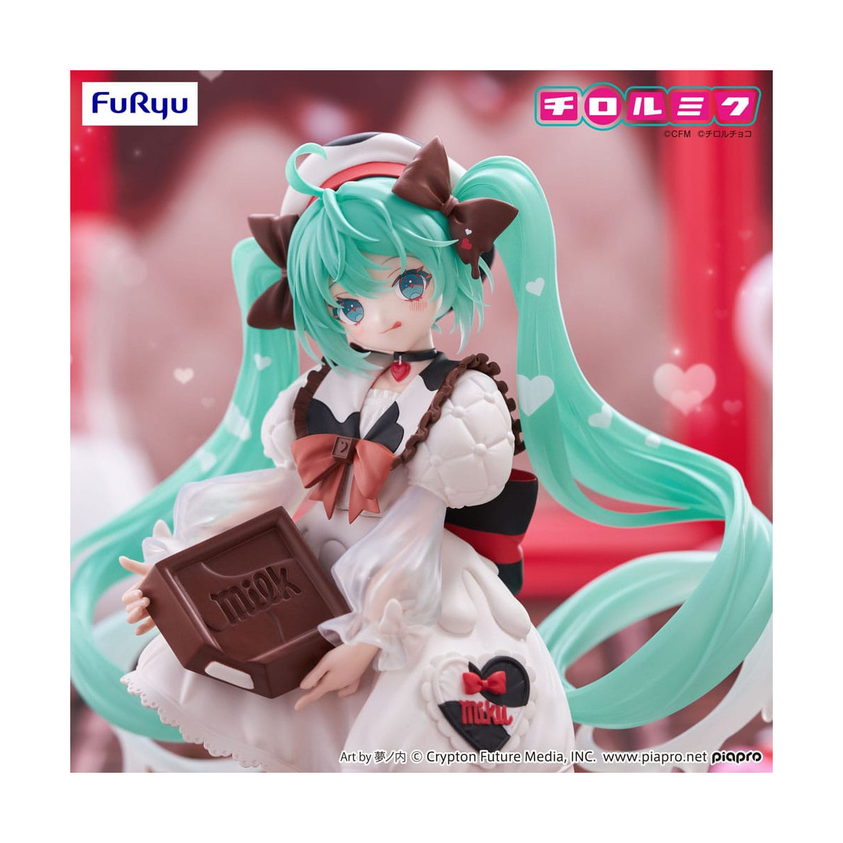 Furyu Trio-Try-iT - Hatsune Miku Milk Ver. - Hatsune Miku x Tirol Choco