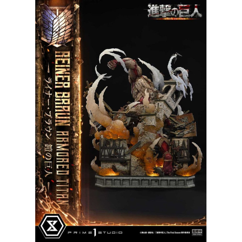 Prime 1 Studio Attack on Titan (Tv Animation) Reiner Braun Armored Titan - Ultimate Diorama Masterline series