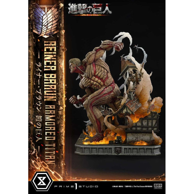 Prime 1 Studio Attack on Titan (Tv Animation) Reiner Braun Armored Titan - Ultimate Diorama Masterline series