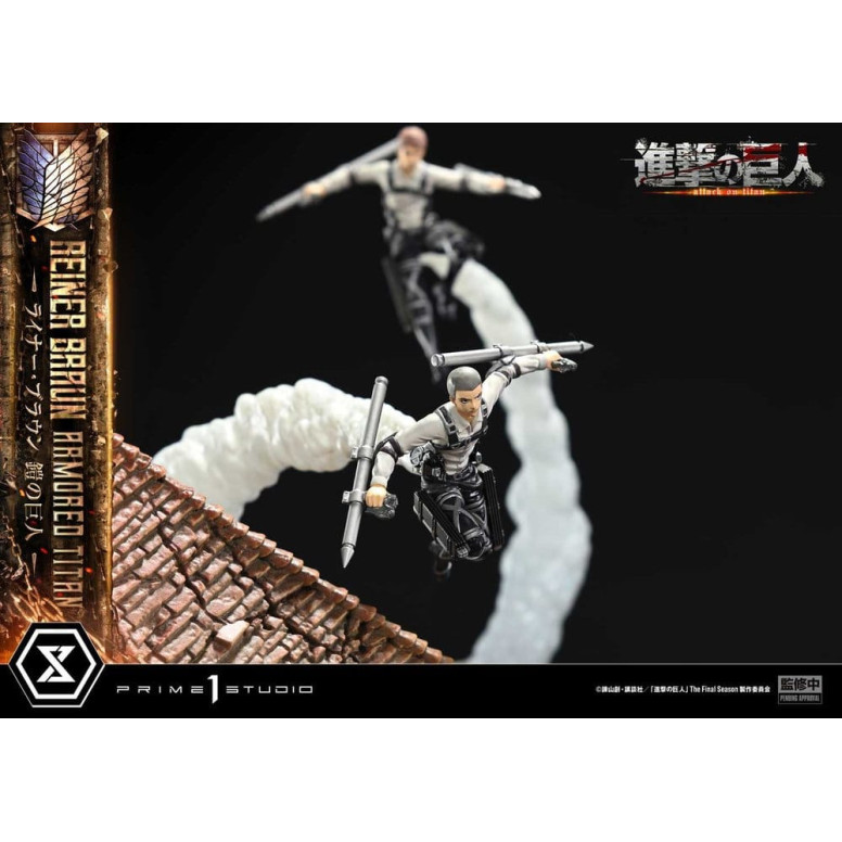 Prime 1 Studio Attack on Titan (Tv Animation) Reiner Braun Armored Titan - Ultimate Diorama Masterline series