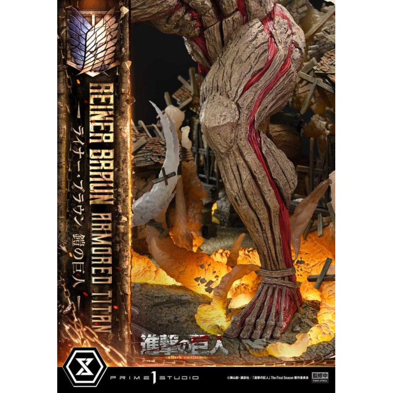 Prime 1 Studio Attack on Titan (Tv Animation) Reiner Braun Armored Titan - Ultimate Diorama Masterline series