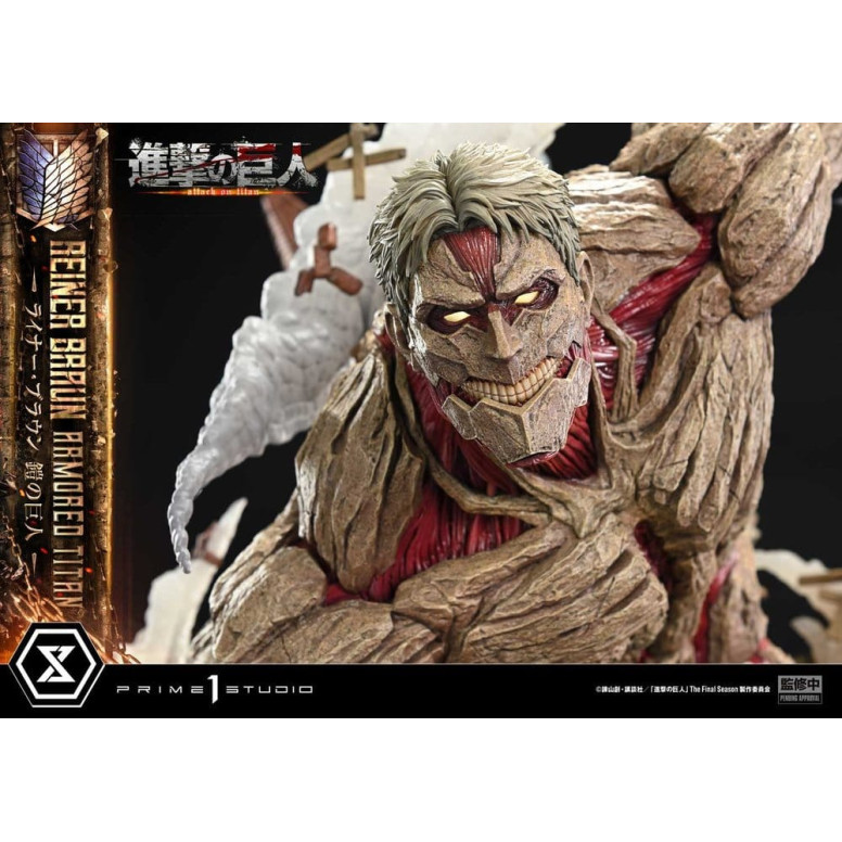Prime 1 Studio Attack on Titan (Tv Animation) Reiner Braun Armored Titan - Ultimate Diorama Masterline series
