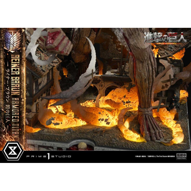 Prime 1 Studio Attack on Titan (Tv Animation) Reiner Braun Armored Titan - Ultimate Diorama Masterline series