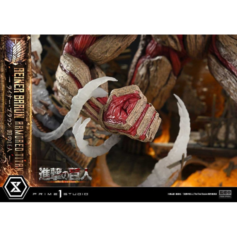 Prime 1 Studio Attack on Titan (Tv Animation) Reiner Braun Armored Titan - Ultimate Diorama Masterline series