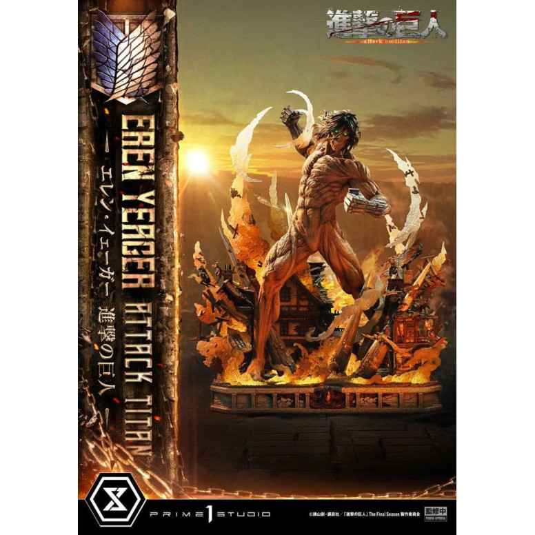 Prime 1 Studio Attack on Titan (Tv Animation) Eren Yeager Attack Titan - Ultimate Diorama Masterline series