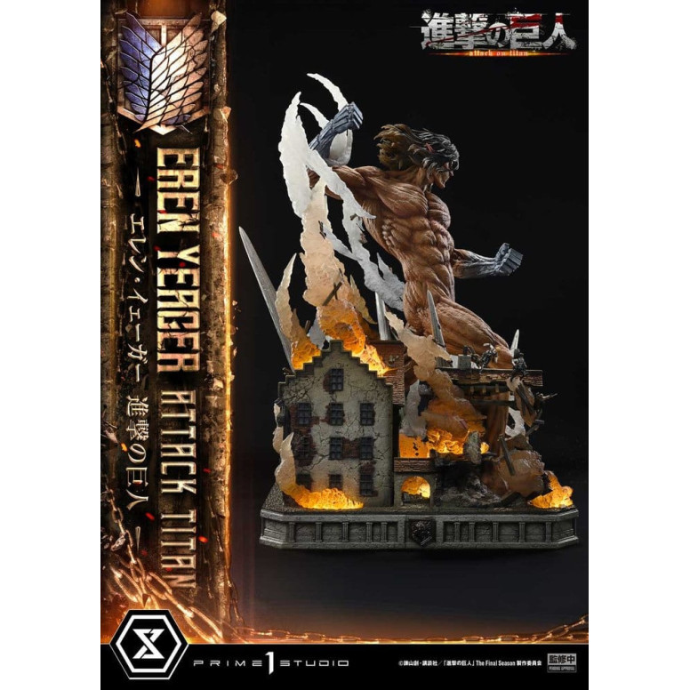 Prime 1 Studio Attack on Titan (Tv Animation) Eren Yeager Attack Titan - Ultimate Diorama Masterline series