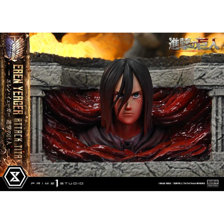 Prime 1 Studio Attack on Titan (Tv Animation) Eren Yeager Attack Titan - Ultimate Diorama Masterline series