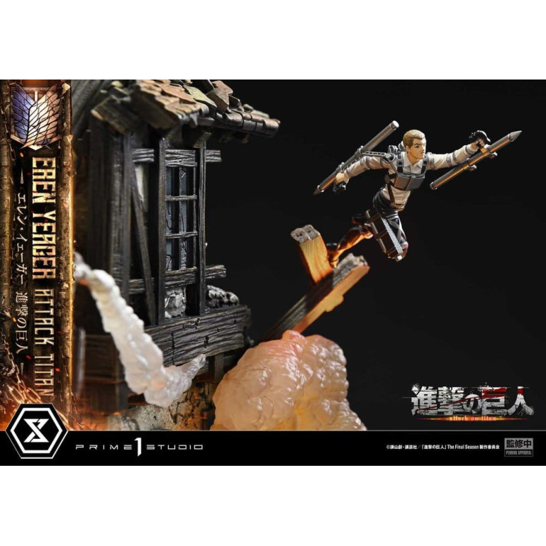 Prime 1 Studio Attack on Titan (Tv Animation) Eren Yeager Attack Titan - Ultimate Diorama Masterline series