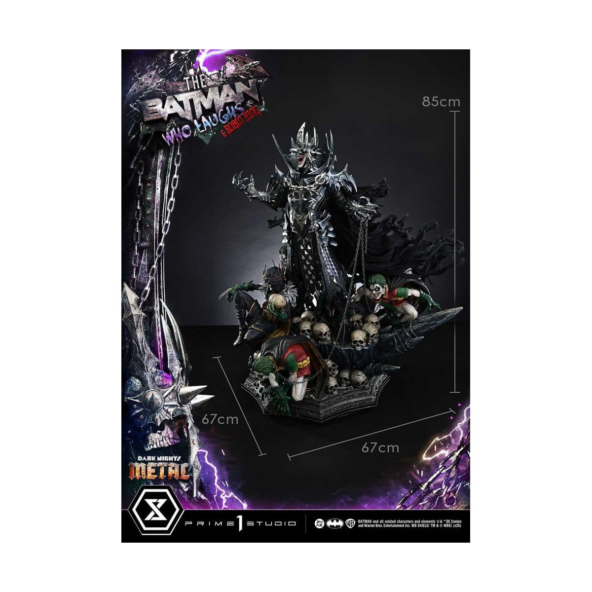 Prime 1 Studio - Museum Masterline 1/3 - The Batman Who Laughs & Robin King Deluxe Version - Dark Nights: Death Metal