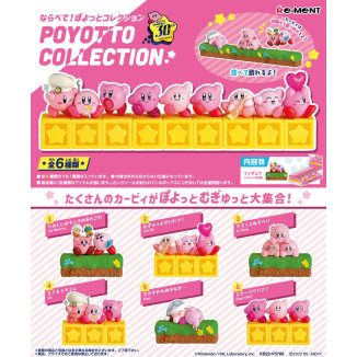Re-Ment - Kirby in Dreamland - Narabete! POYOTTO COLLECTION Set mit 6 Figuren in Blind Box.