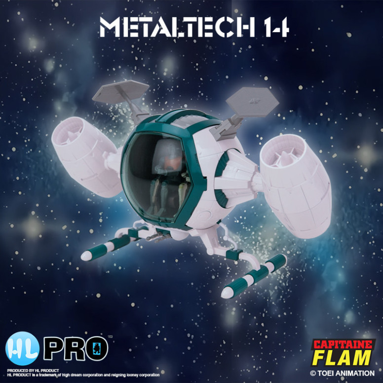 High Dream Metaltech 11 - Captain Future - Captain Future - Cyberlabe Retro Edition - Future Comet Figurine