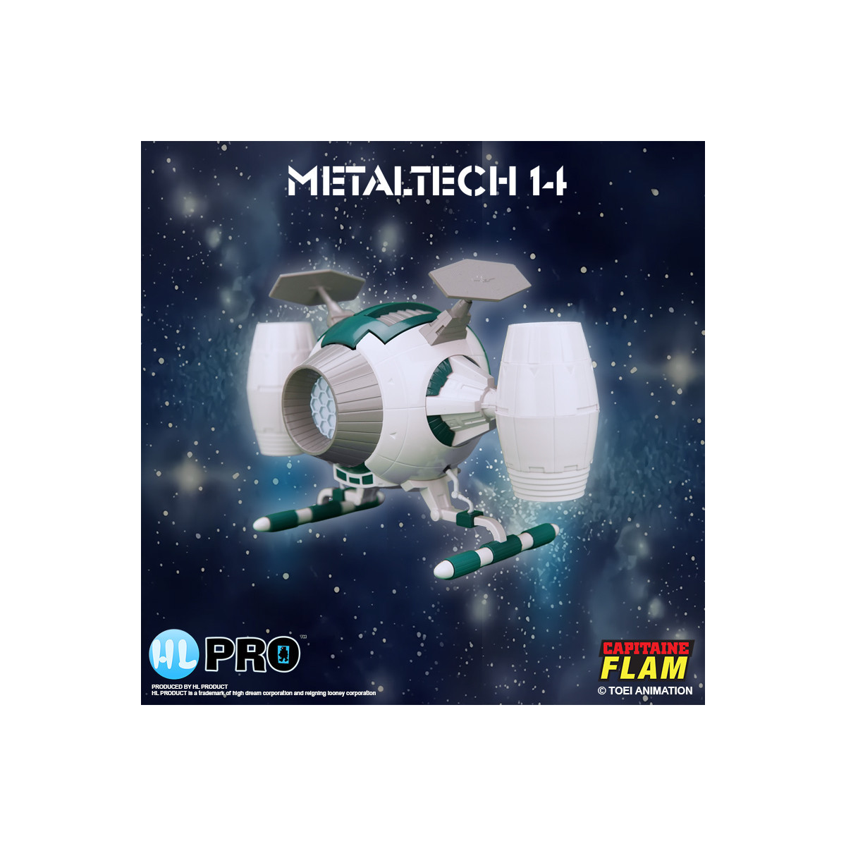 High Dream Metaltech 11 - Captain Future - Captain Future - Cyberlabe Retro Edition - Future Comet Figurine