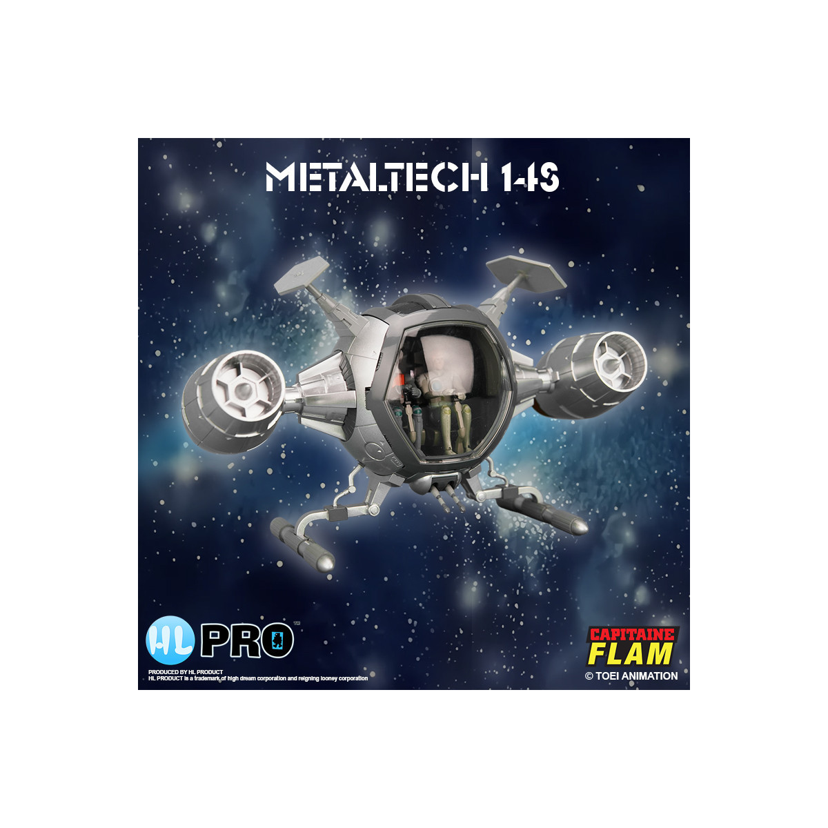 High Dream Metaltech 11 - Captain Future - Captain Future - Cyberlabe Retro Edition - Future Comet Figurine