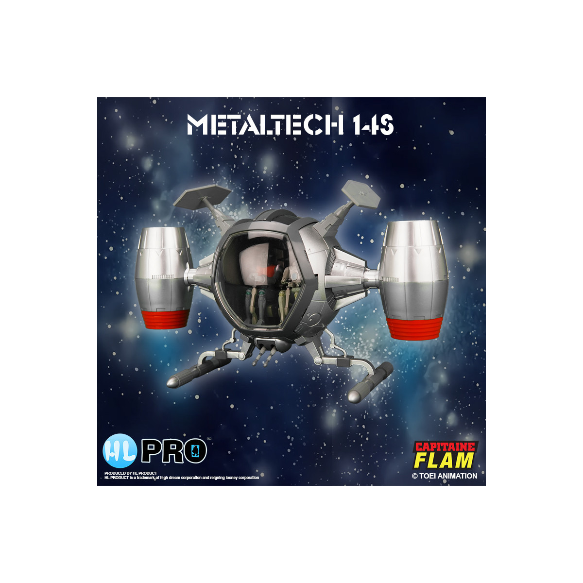 High Dream Metaltech 11 - Captain Future - Captain Future - Cyberlabe Retro Edition - Future Comet Figurine