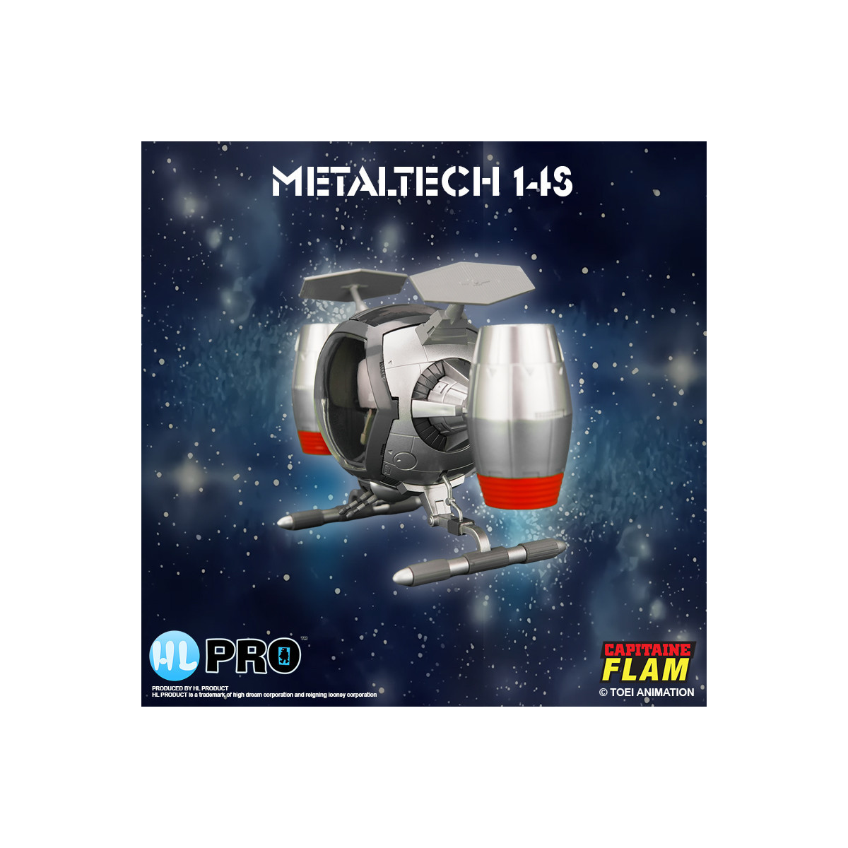 High Dream Metaltech 11 - Captain Future - Captain Future - Cyberlabe Retro Edition - Future Comet Figurine