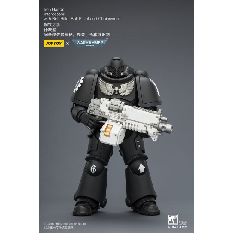 JoyToy Space Marines - Iron Hands - Intercessors 1/18 - Warhammer 40K