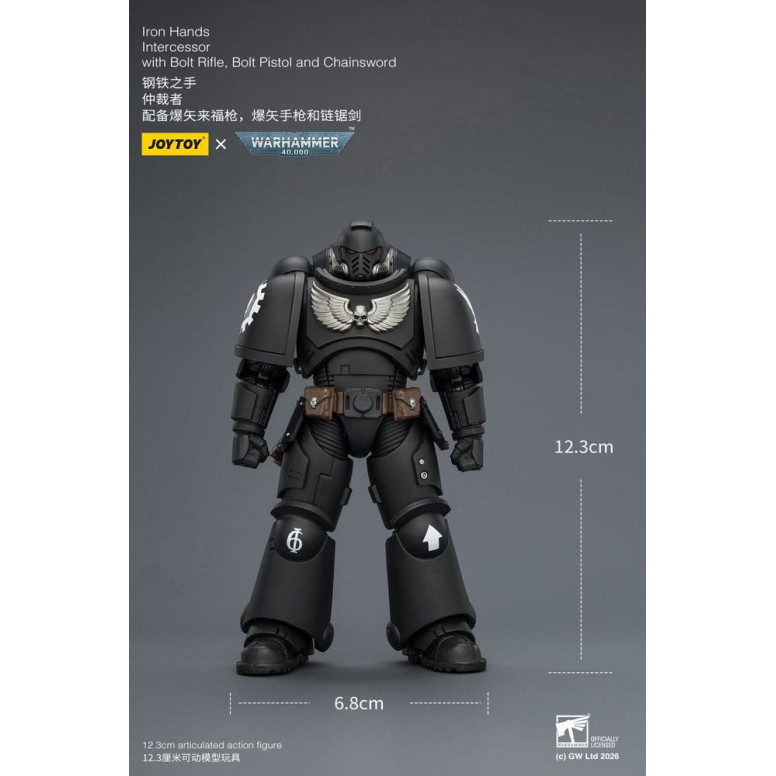 JoyToy Space Marines - Iron Hands - Intercessors 1/18 - Warhammer 40K