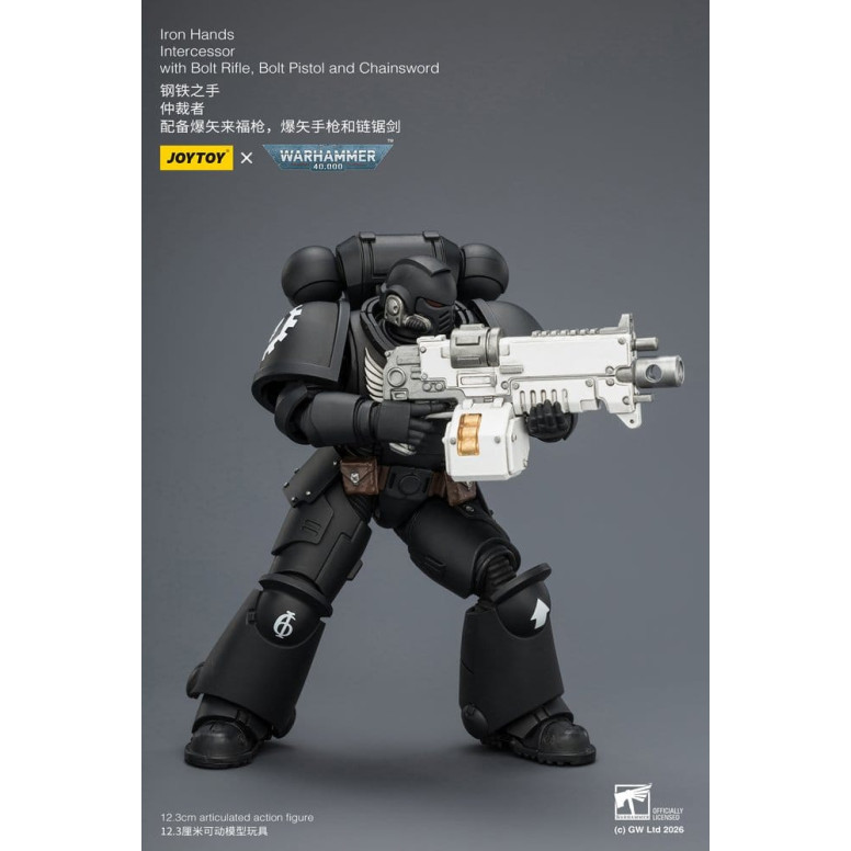 JoyToy Space Marines - Iron Hands - Intercessors 1/18 - Warhammer 40K