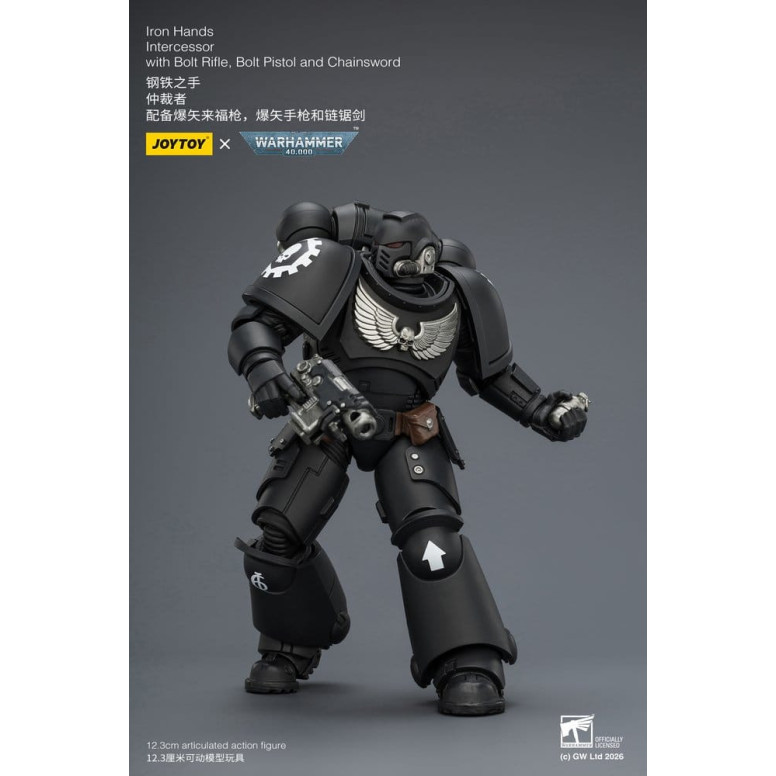 JoyToy Space Marines - Iron Hands - Intercessors 1/18 - Warhammer 40K