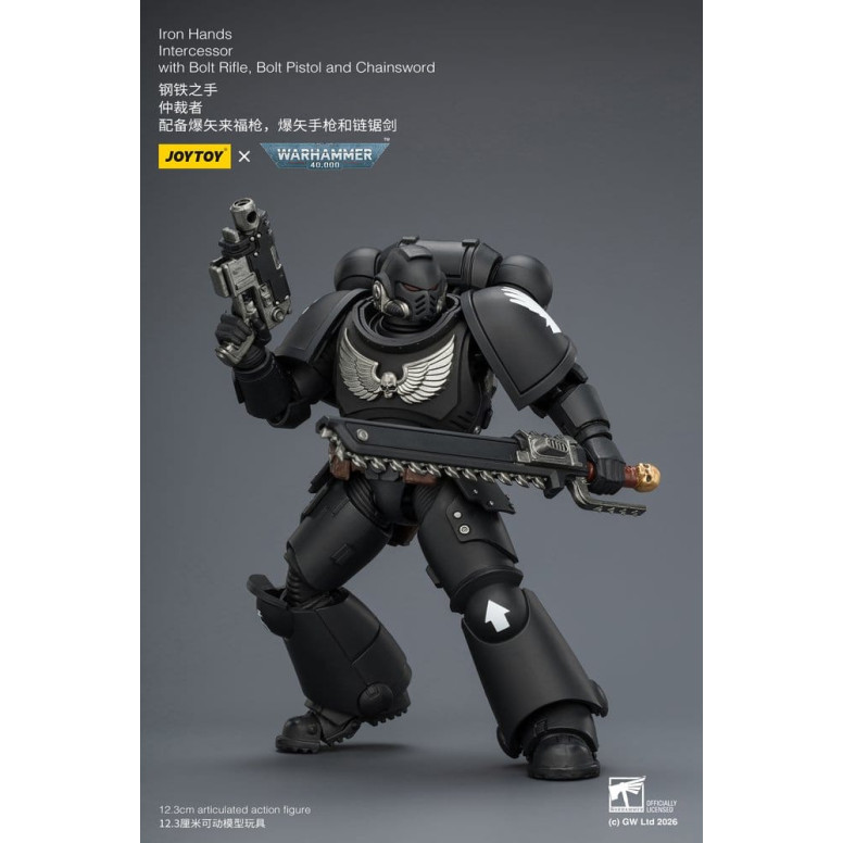 JoyToy Space Marines - Iron Hands - Intercessors 1/18 - Warhammer 40K