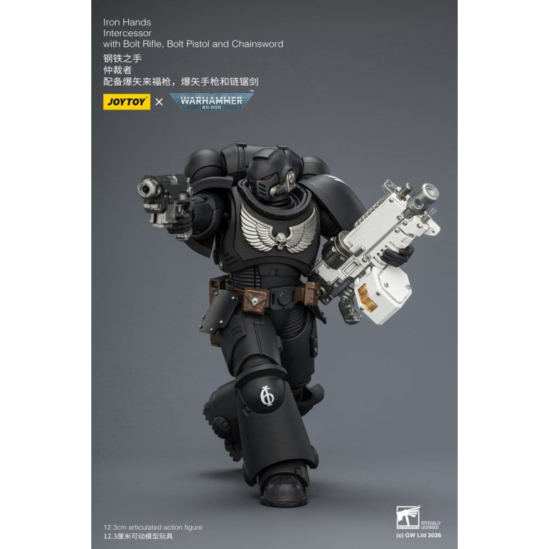 JoyToy Space Marines - Iron Hands - Intercessors 1/18 - Warhammer 40K
