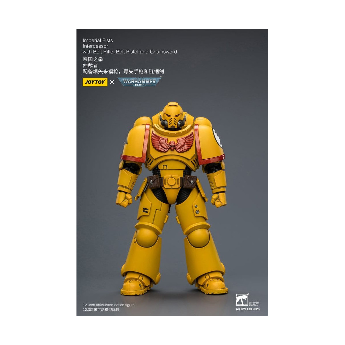 JoyToy Space Marines - Imperial Fists - Intercessors 1/18 - Warhammer 40K