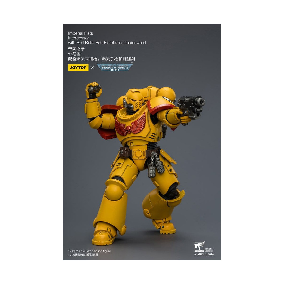 JoyToy Space Marines - Imperial Fists - Intercessors 1/18 - Warhammer 40K