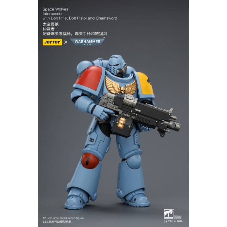 JoyToy Space Marines - Space Wolves - Intercessors 1/18 - Warhammer 40K