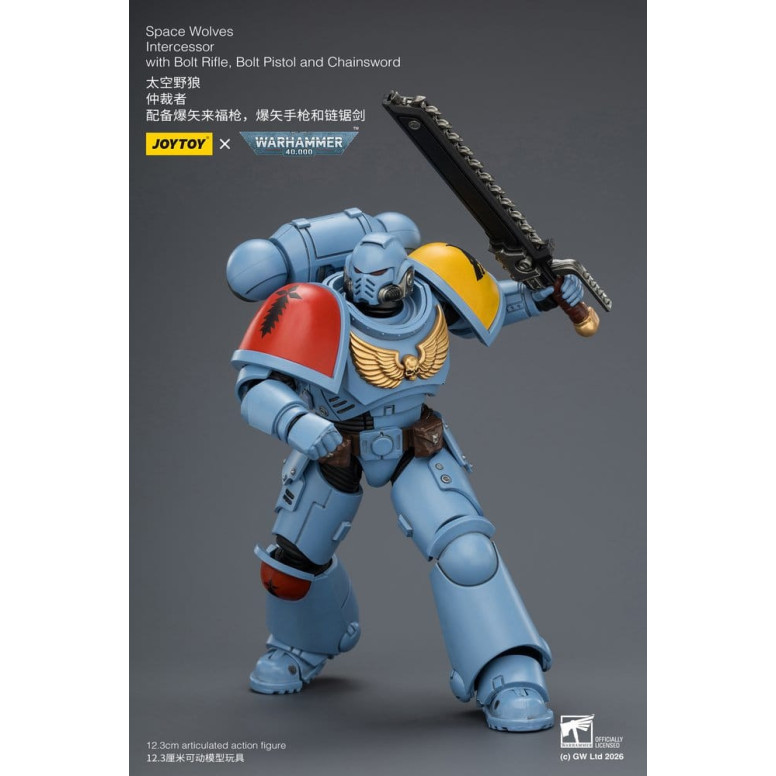 JoyToy Space Marines - Space Wolves - Intercessors 1/18 - Warhammer 40K