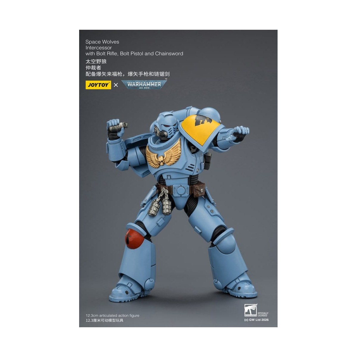 JoyToy Space Marines - Space Wolves - Intercessors 1/18 - Warhammer 40K