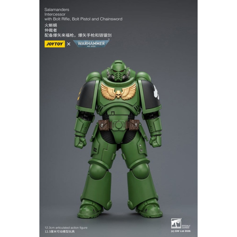 JoyToy Space Marines - Salamanders - Intercessors 1/18 - Warhammer 40K