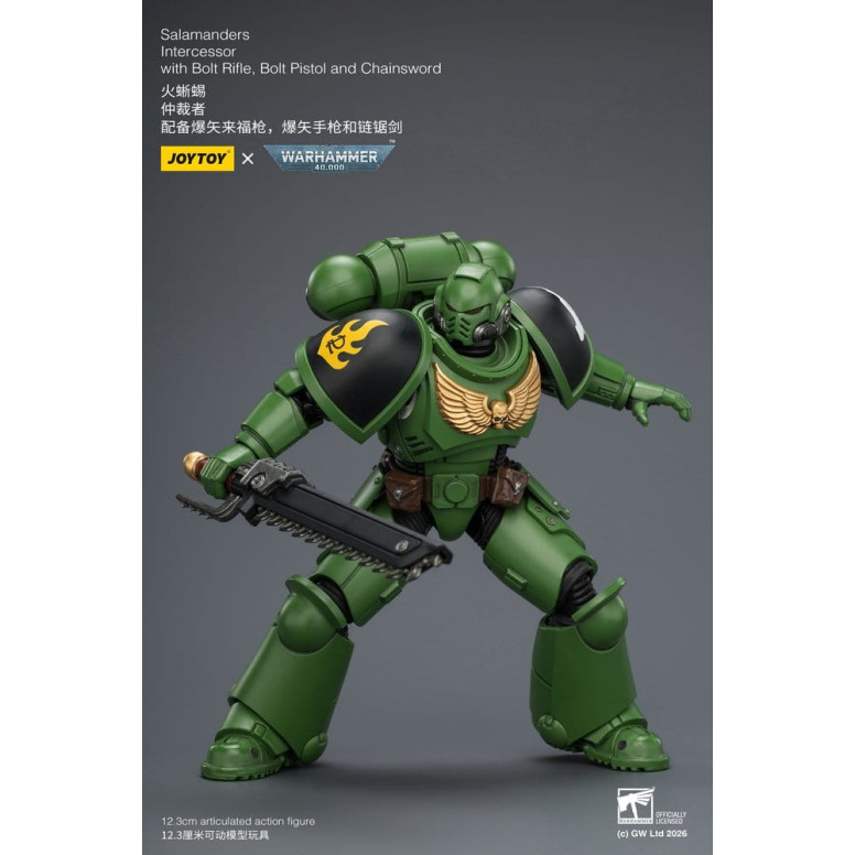 JoyToy Space Marines - Salamanders - Intercessors 1/18 - Warhammer 40K