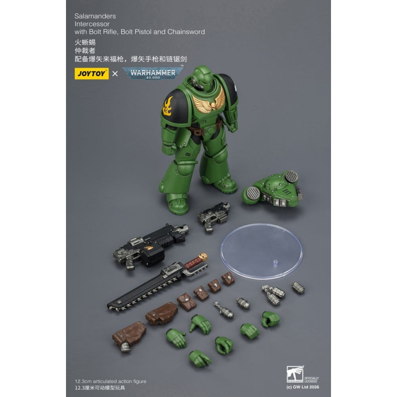 JoyToy Space Marines - Salamanders - Intercessors 1/18 - Warhammer 40K