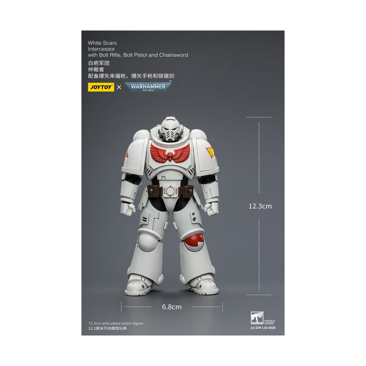 JoyToy Space Marines - White Scars - Intercessors 1/18 - Warhammer 40K
