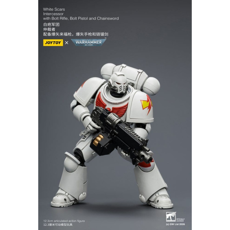 JoyToy Space Marines - White Scars - Intercessors 1/18 - Warhammer 40K