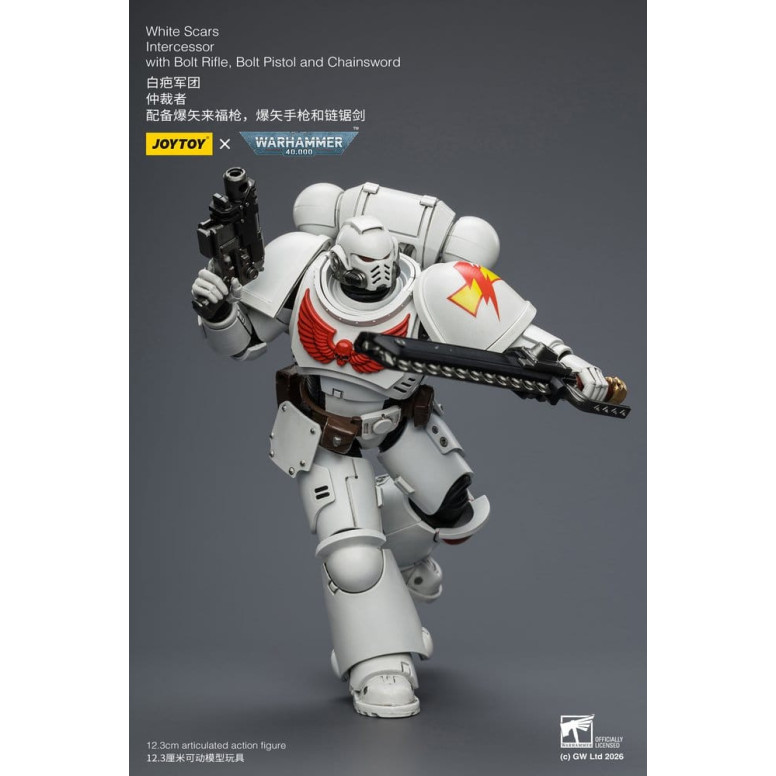 JoyToy Space Marines - White Scars - Intercessors 1/18 - Warhammer 40K