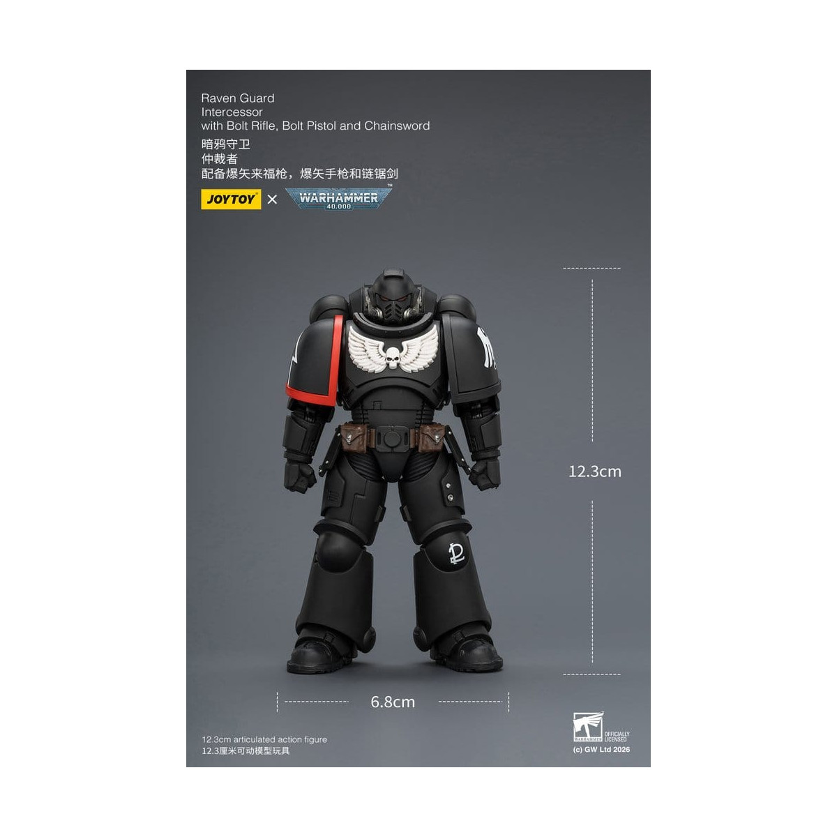 JoyToy Space Marines - Raven Guard - Intercessors 1/18 - Warhammer 40K