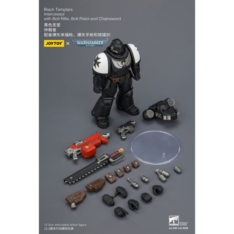 JoyToy Space Marines - Black Templars - Intercessors 1/18 - Warhammer 40K