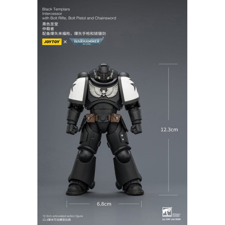 JoyToy Space Marines - Black Templars - Intercessors 1/18 - Warhammer 40K