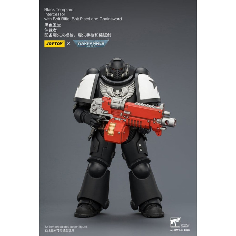 JoyToy Space Marines - Black Templars - Intercessors 1/18 - Warhammer 40K