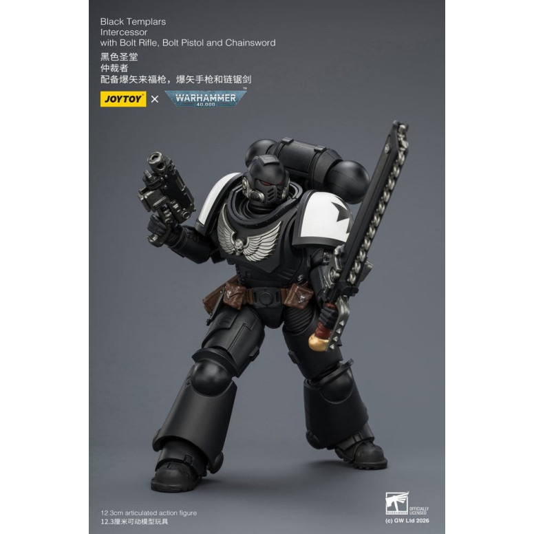 JoyToy Space Marines - Black Templars - Intercessors 1/18 - Warhammer 40K