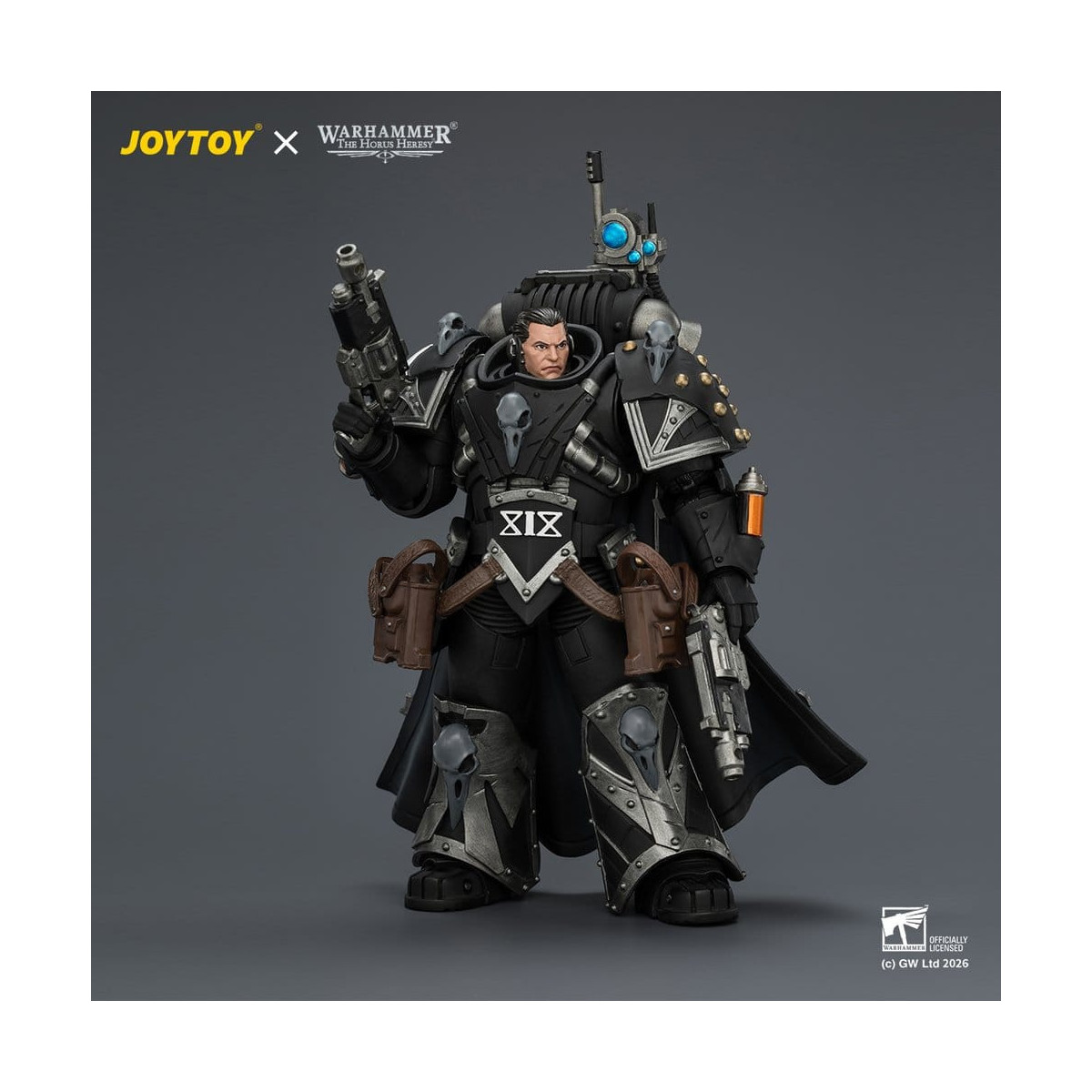 JoyToy Space Marines - Raven Guard - Kaedes Nex, the Blood Crow with Fulcrum hand cannons 1/18 - Warhammer 40k