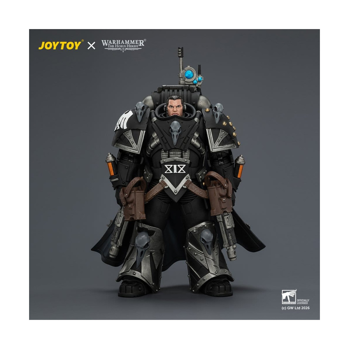 JoyToy Space Marines - Raven Guard - Kaedes Nex, the Blood Crow with Fulcrum hand cannons 1/18 - Warhammer 40k