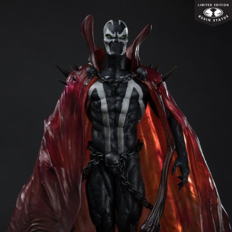 McFarlane - Spawn Schwarz Weiß & Rot All Over Statue 1/10 by Pupeteer Lee
