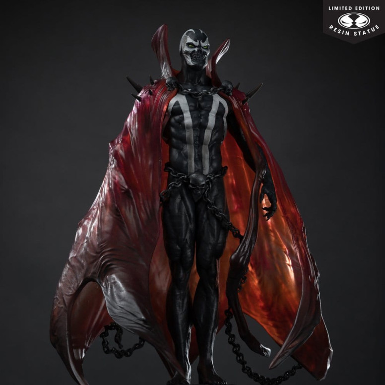 McFarlane - Spawn Schwarz Weiß & Rot All Over Statue 1/10 by Pupeteer Lee