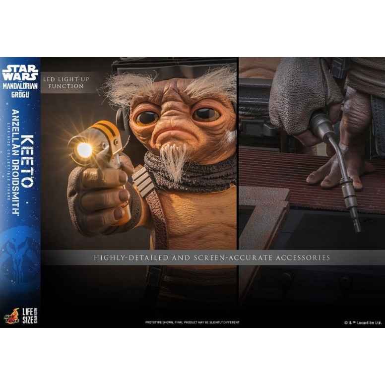 Hot toys Star Wars - Keeto (Anzellan Droidsmith) Life-Size Masterpiece Series - Star Wars: The Mandalorian & Grogu
