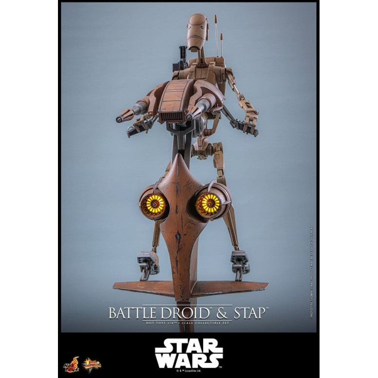Hot Toys - Battle Droid & STAP MMS 1/6 - Star Wars: The Phantom Menace MMS887