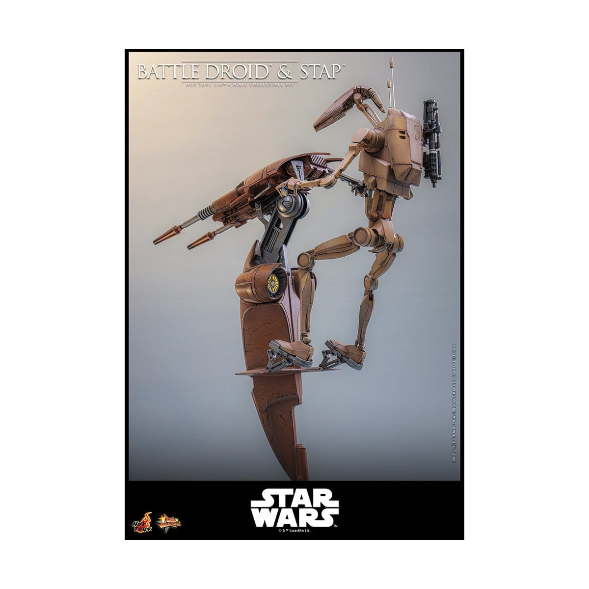 Hot Toys - Battle Droid & STAP MMS 1/6 - Star Wars: The Phantom Menace MMS887